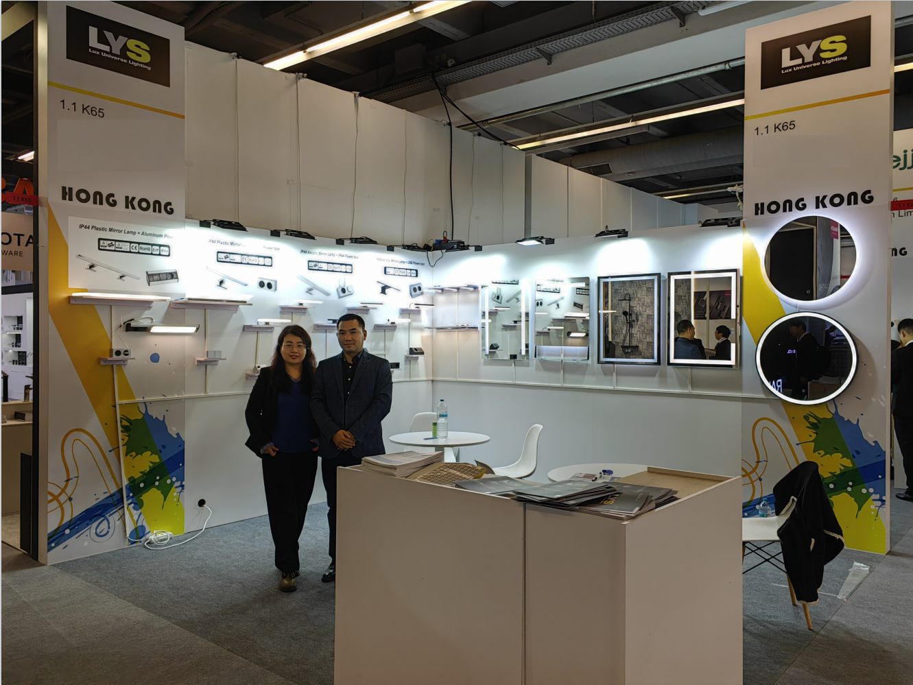 ISH Frankfurt 2023-এ আমাদের LED মিরর শোকেস - খবর - Ningbo Lux universe Lighting Technology Co., Ltd.